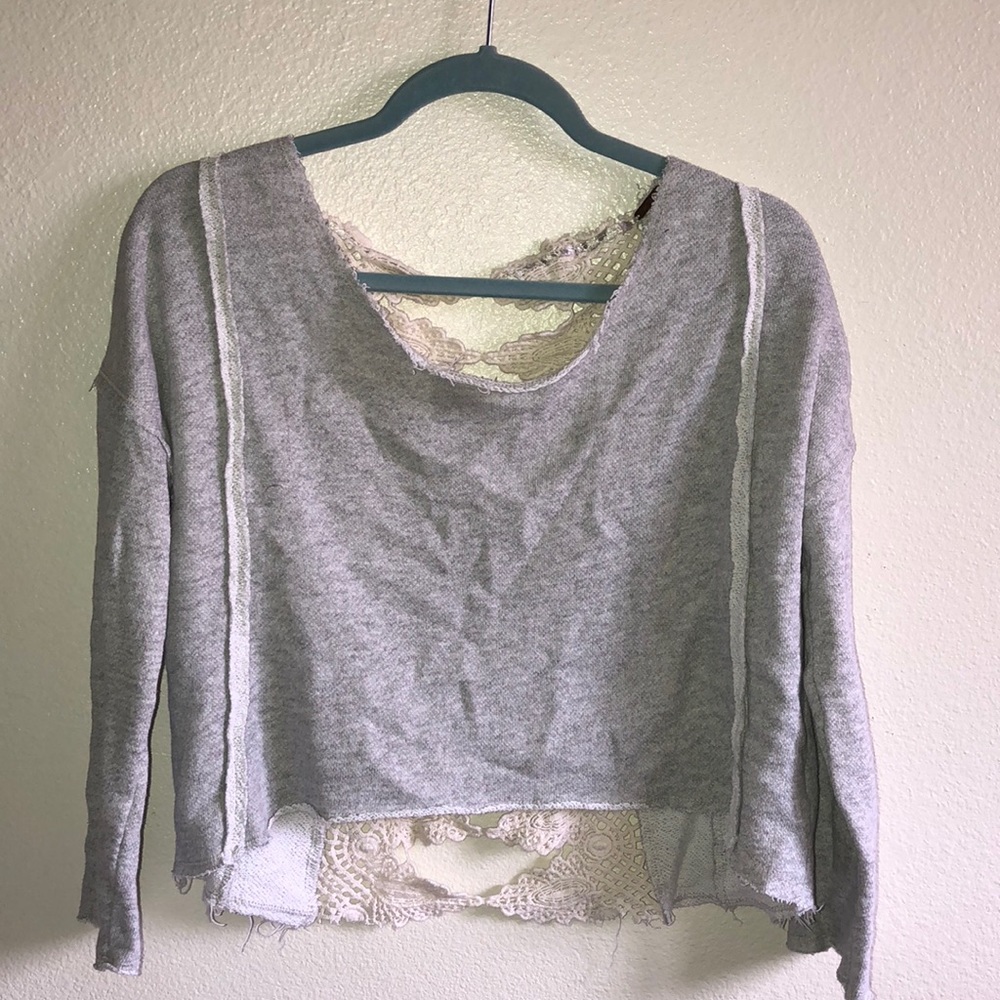 Crop sweater